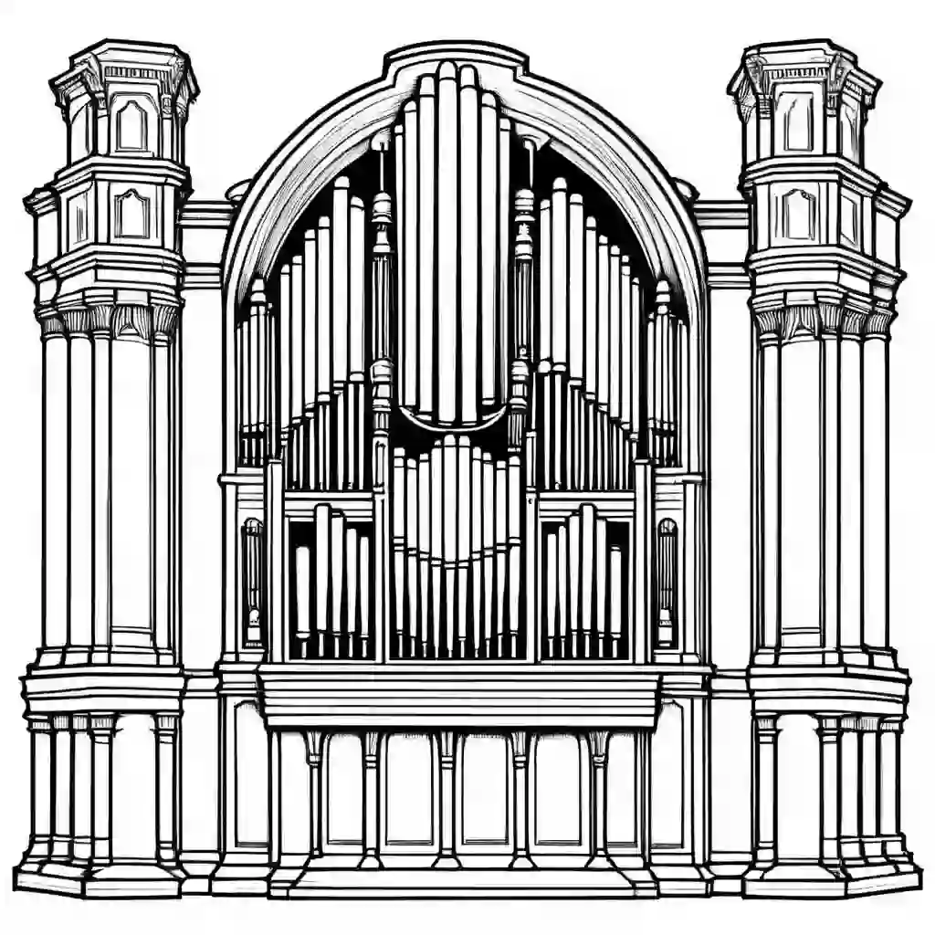Organ coloring pages